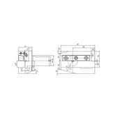 B4A Radial, Short, Coolant B4A-161234 - Makotools Industrial Supply Tools for Metal Cutting